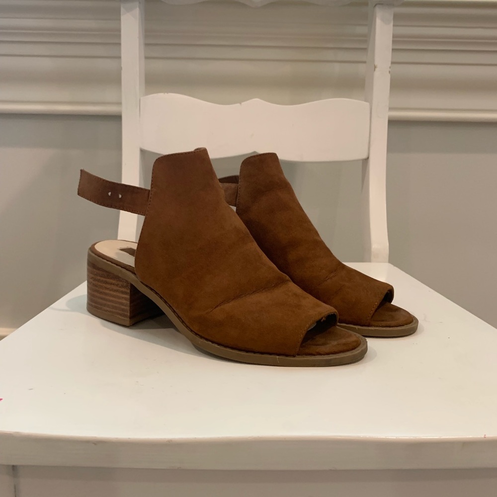 H&M open heel booties